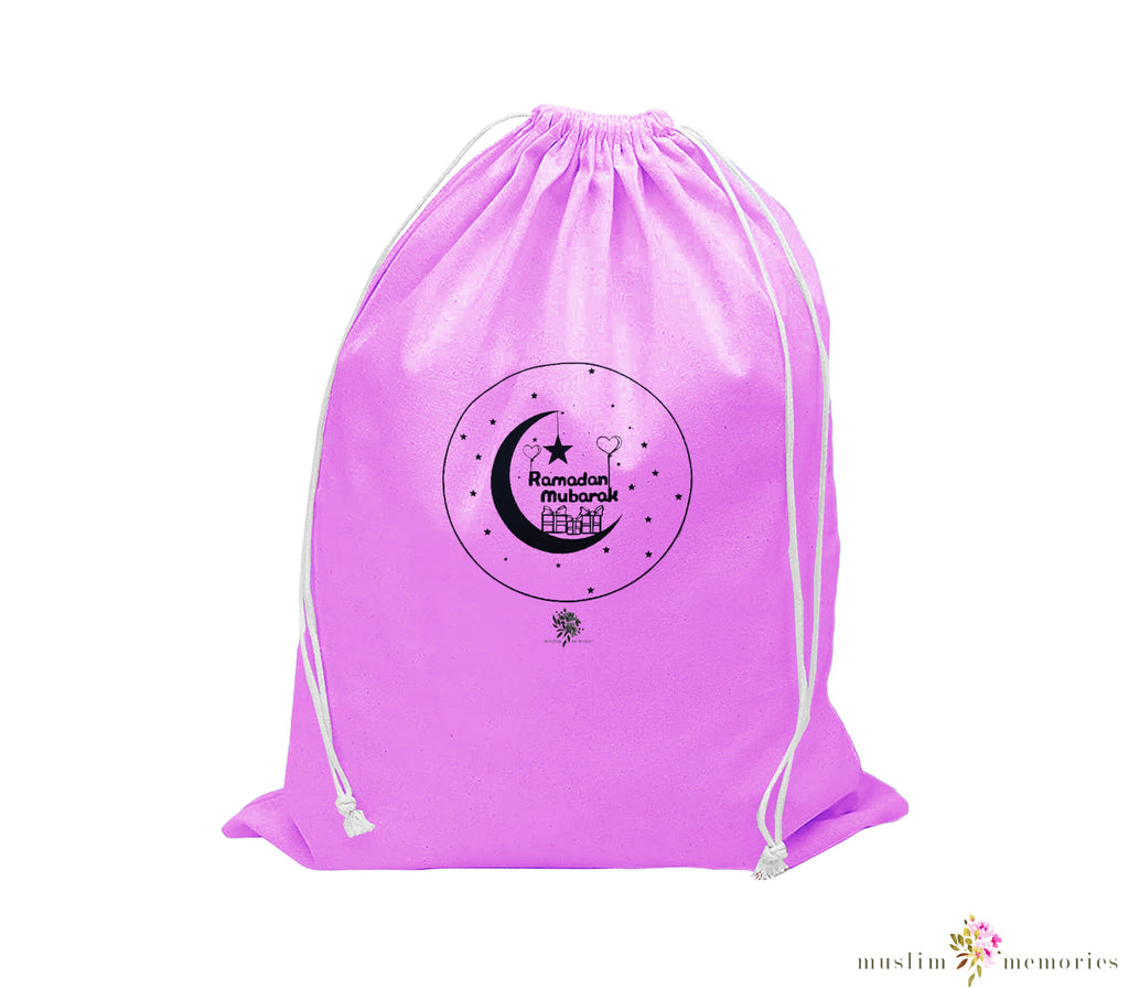 Ramadan Mubarak Cloth Gift Bag Muslim Memories