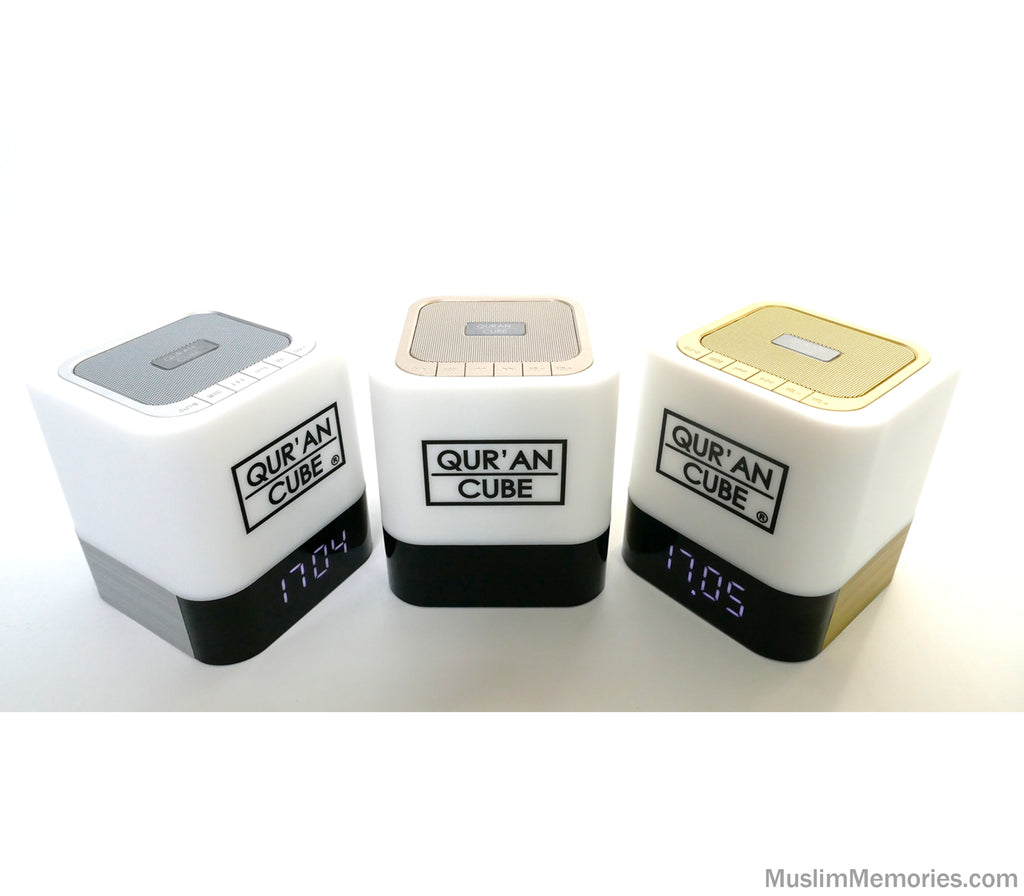 Quran Speaker Cube LED Light with Bluetooth Quran Cube