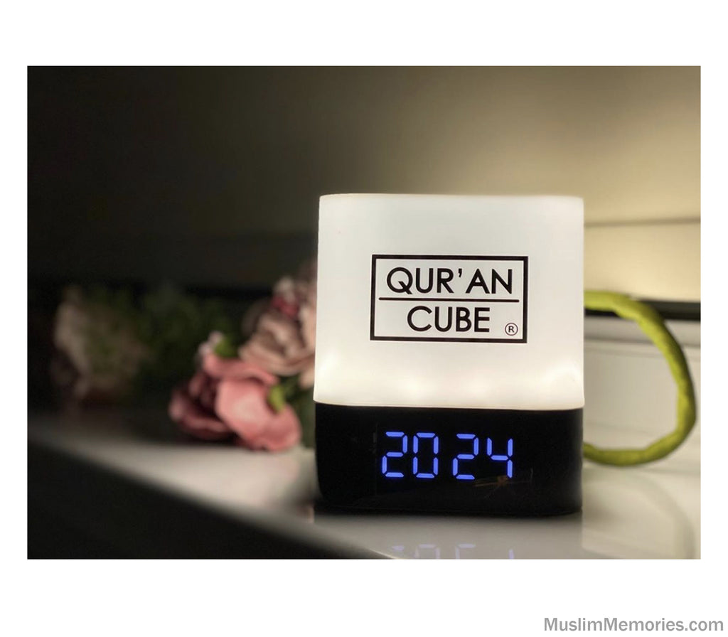 Quran Speaker Cube LED Light with Bluetooth Quran Cube
