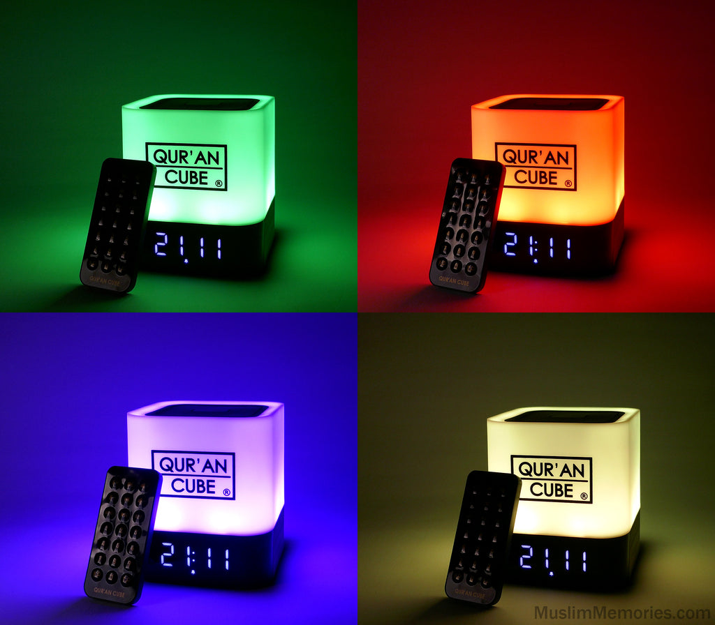 Quran Speaker Cube LED Light with Bluetooth Quran Cube
