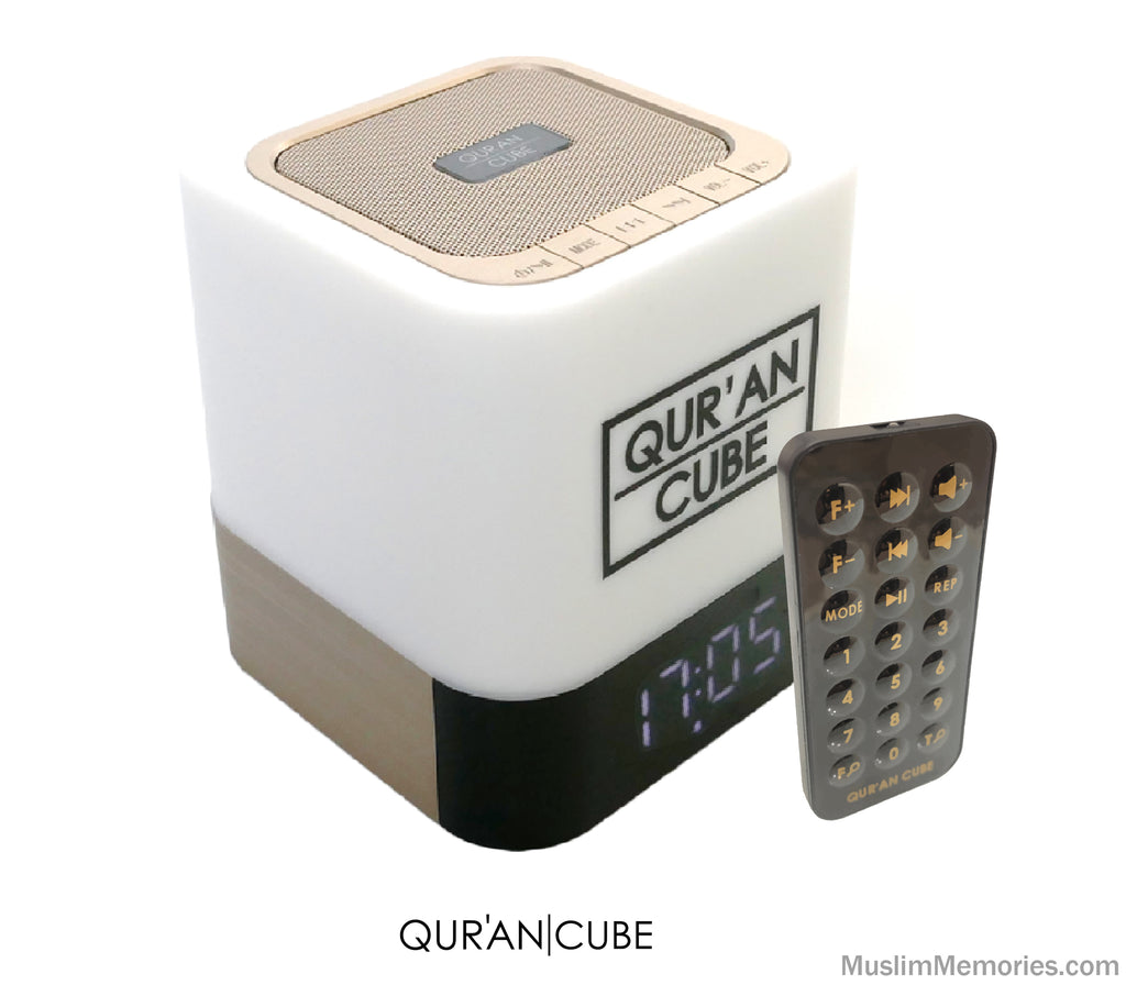 Quran Speaker Cube LED Light with Bluetooth Quran Cube