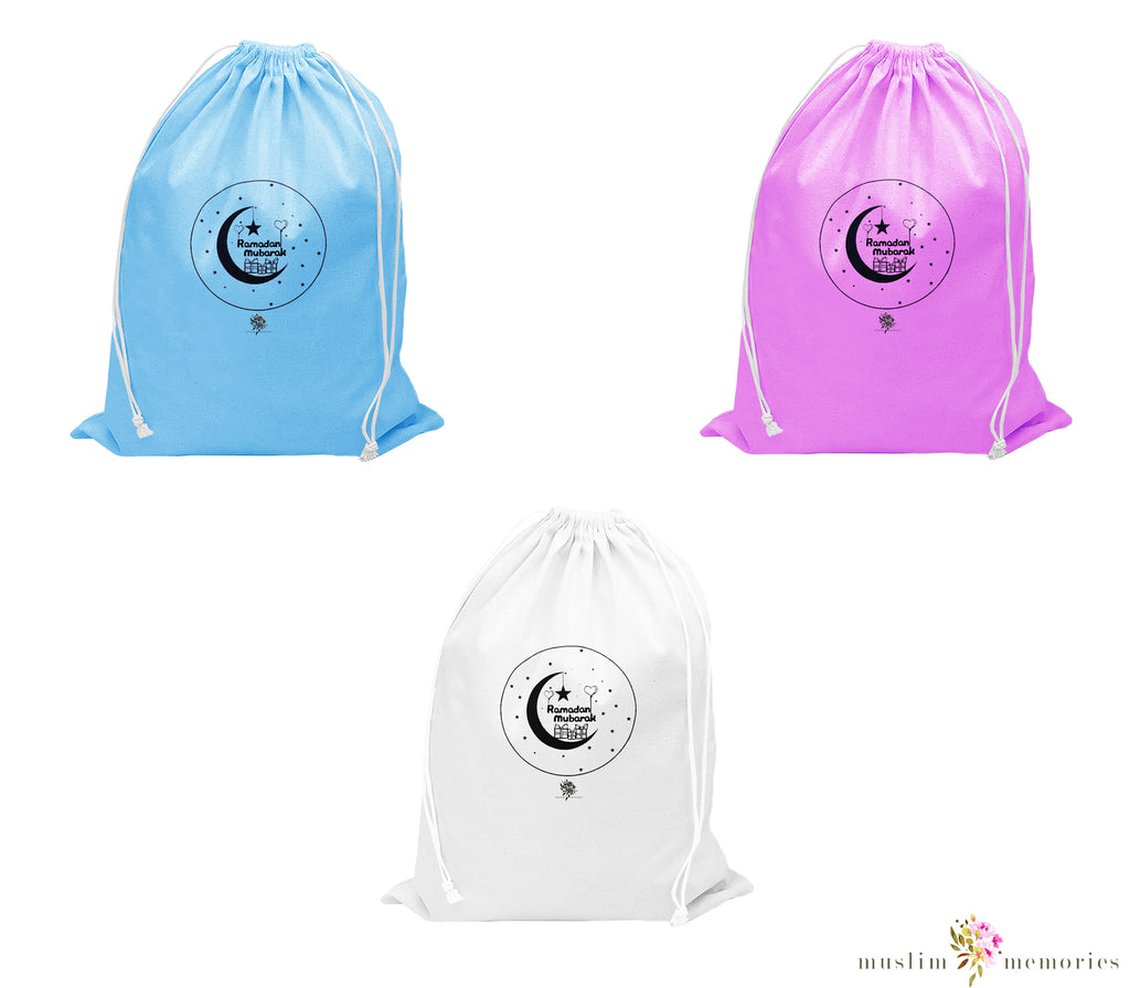 Ramadan Mubarak Cloth Gift Bag Muslim Memories