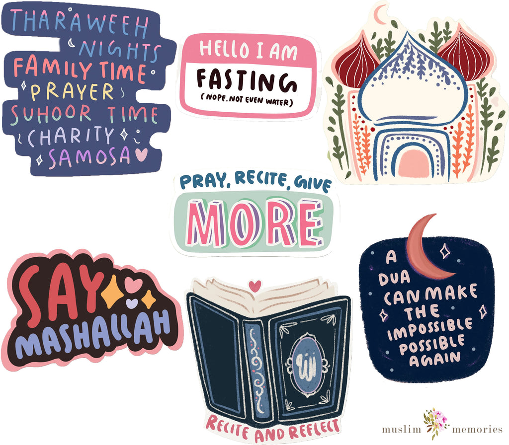 Ramadan Stickers Muslim Memories