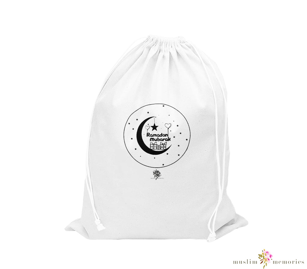 Ramadan Mubarak Cloth Gift Bag Muslim Memories
