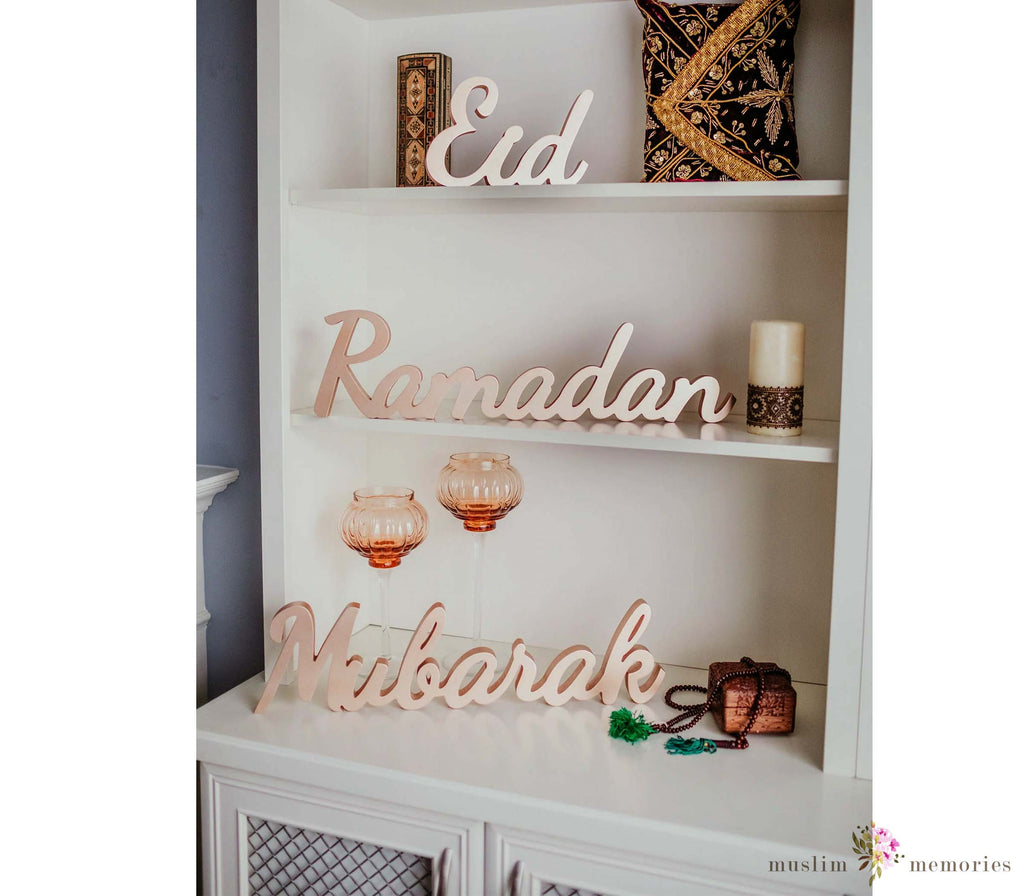 Mubarak Decorative Tabletop Sign Muslim Memories