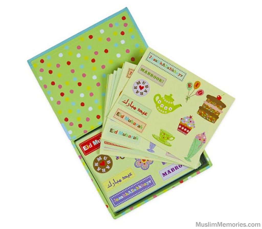 Card Making Kit (Makes 18 Cards with over 180 Stickers!) Muslim Memories