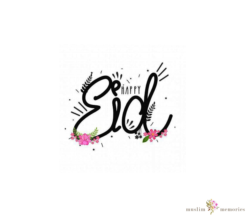 Eid Mubarak Stickers Set Muslim Memories