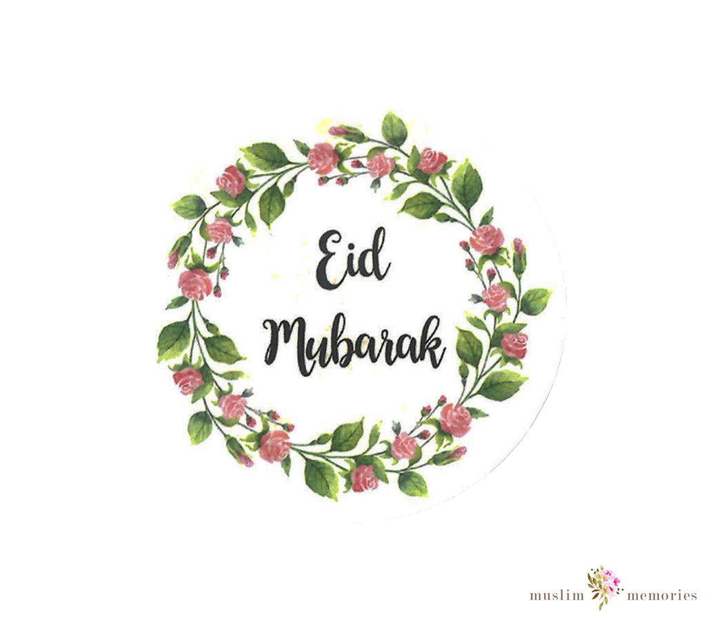 Eid Mubarak Stickers Set Muslim Memories