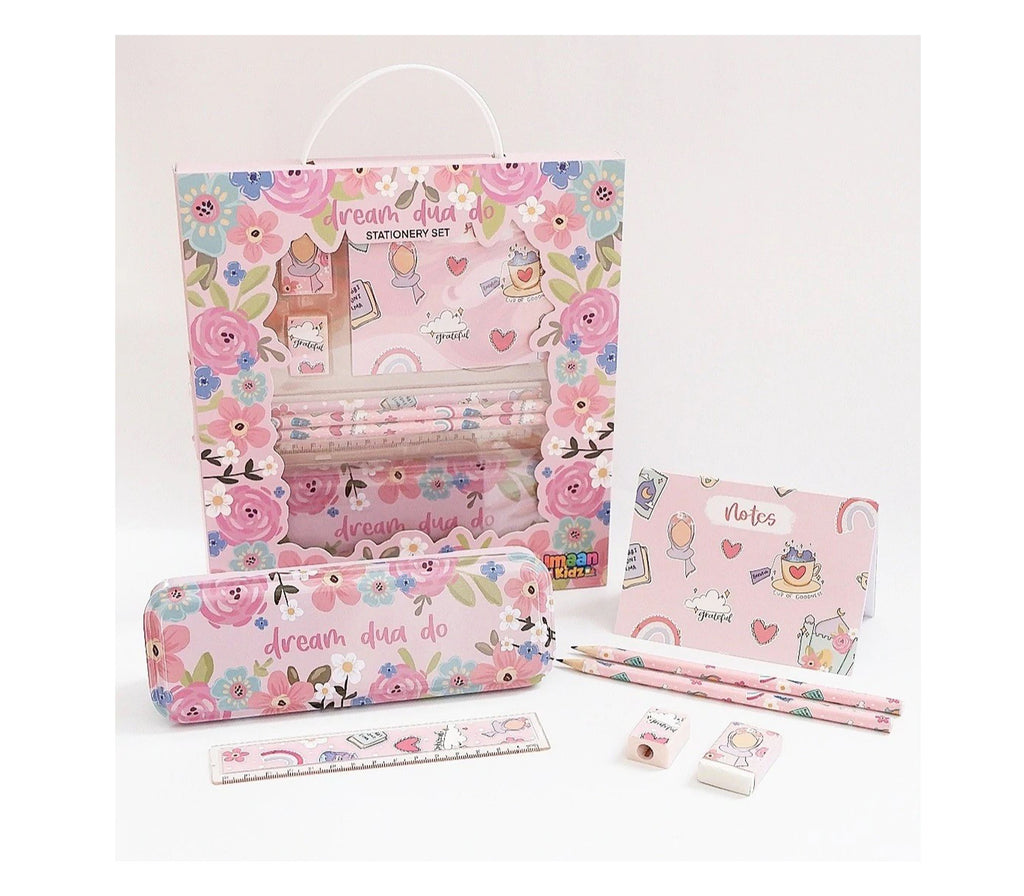 Dream Dua Do Stationery Set Floral theme Imaan Kidz