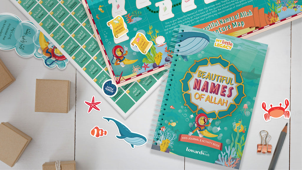 Names of Allah Kids Journal & Activity Book Muslim Memories