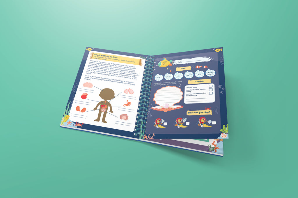 Names of Allah Kids Journal & Activity Book Muslim Memories