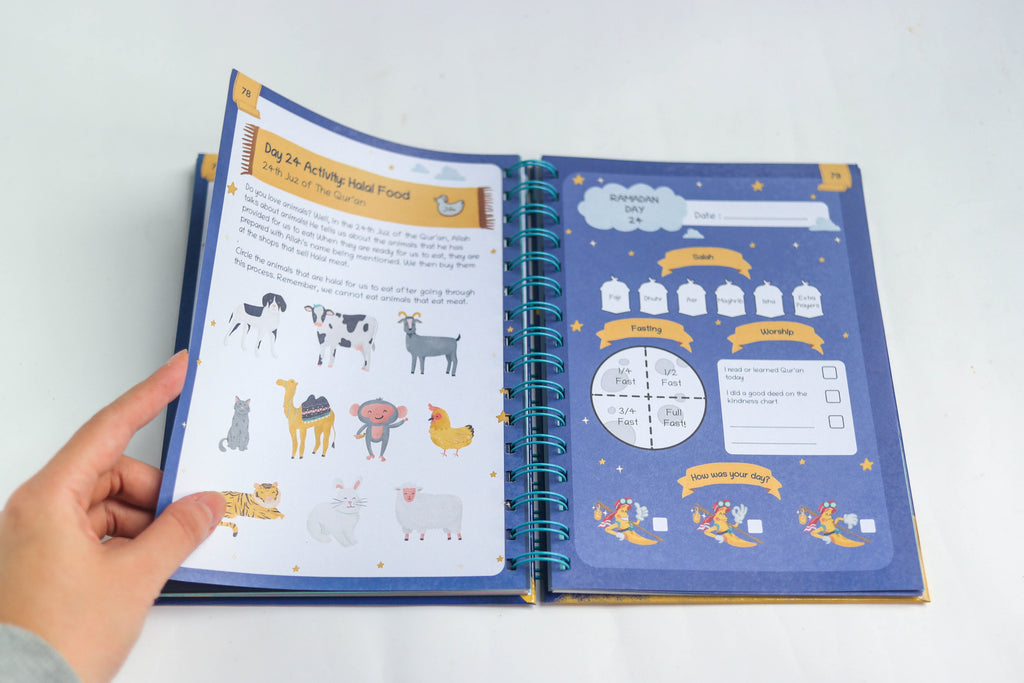 Ramadan & Qur'an Kids Journal Activity Book Muslim Memories
