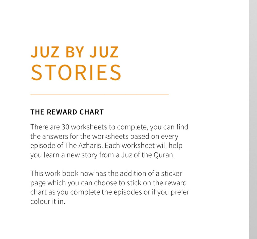 Juz By Juz Stories By Azhari Kids Muslim Memories