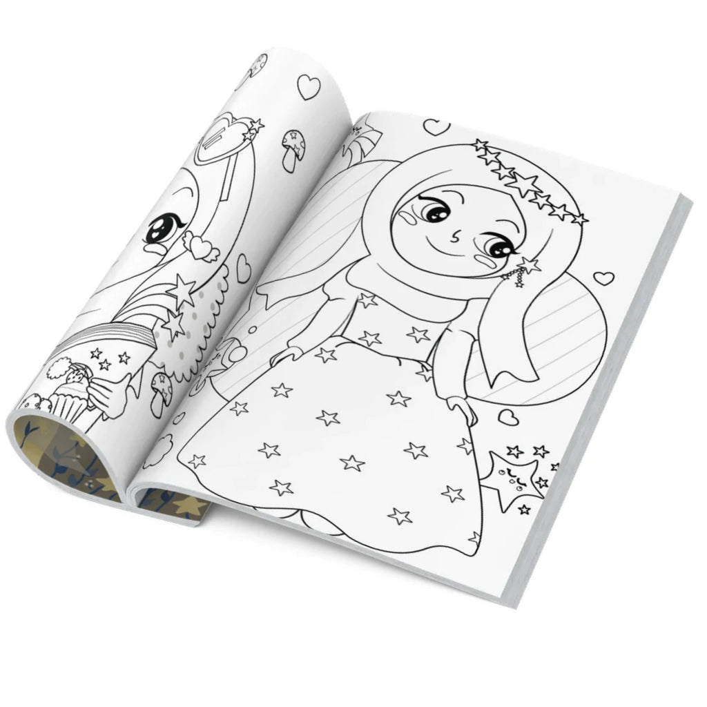 Islamic Children's Coloring Book Twinkle Hijab by Little Mecca Press LITTLE MECCA PRESS