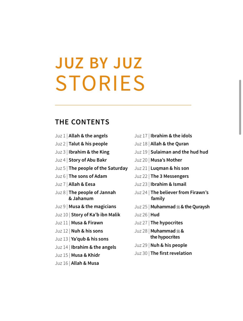 Juz By Juz Stories By Azhari Kids Muslim Memories