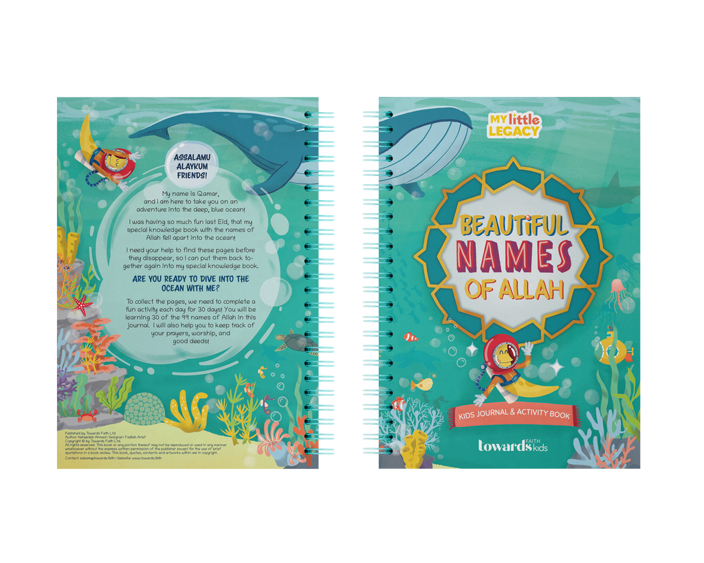 Names of Allah Kids Journal & Activity Book Muslim Memories