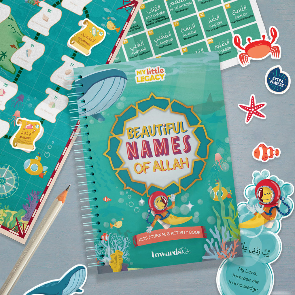 Names of Allah Kids Journal & Activity Book Muslim Memories