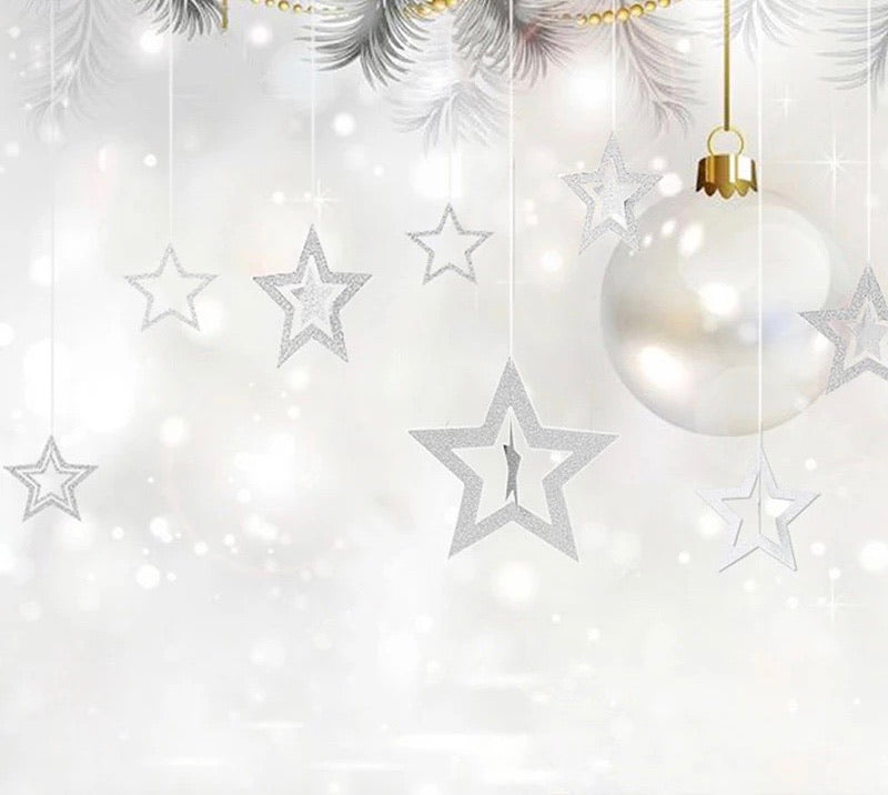 Ramadan Decoration Glitter Hanging Star Garland (Multiple Colors) Muslim Memories