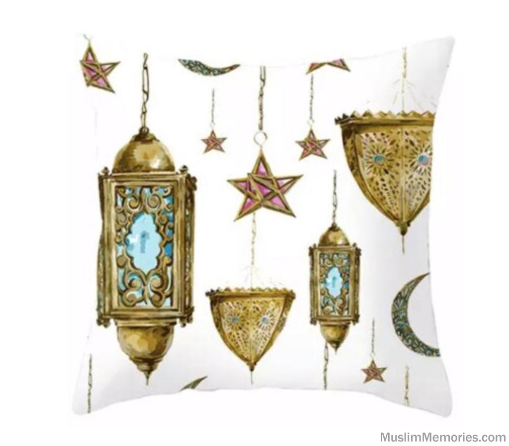 Lantern Pillow Case Muslim Memories