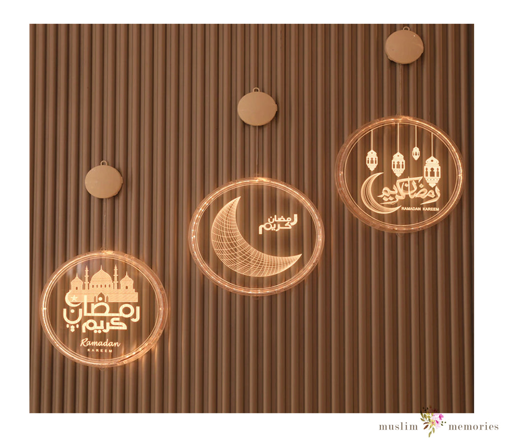 Ramadan Kareem Mosque Hanging LED decoration Muslim Memories