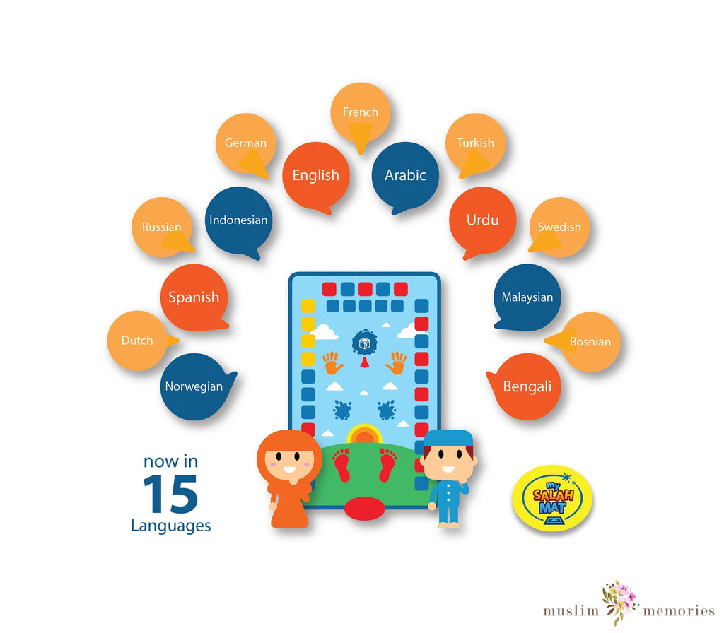 New My Salah Mat Educational Interactive Prayer Mat Now With 5 Prayers Muslim Memories