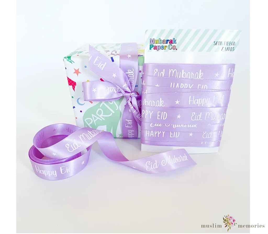 Eid Satin Ribbon Muslim Memories