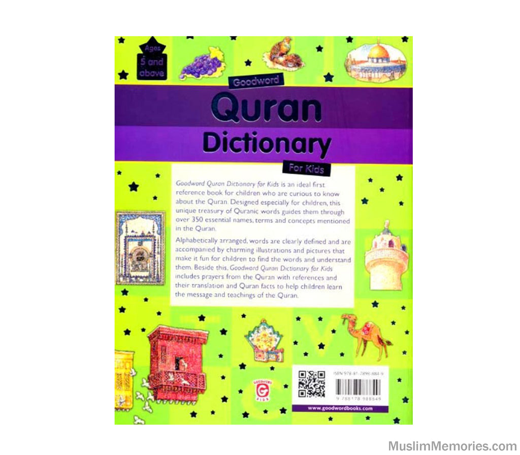 Quran Dictionary For Kids Muslim Memories