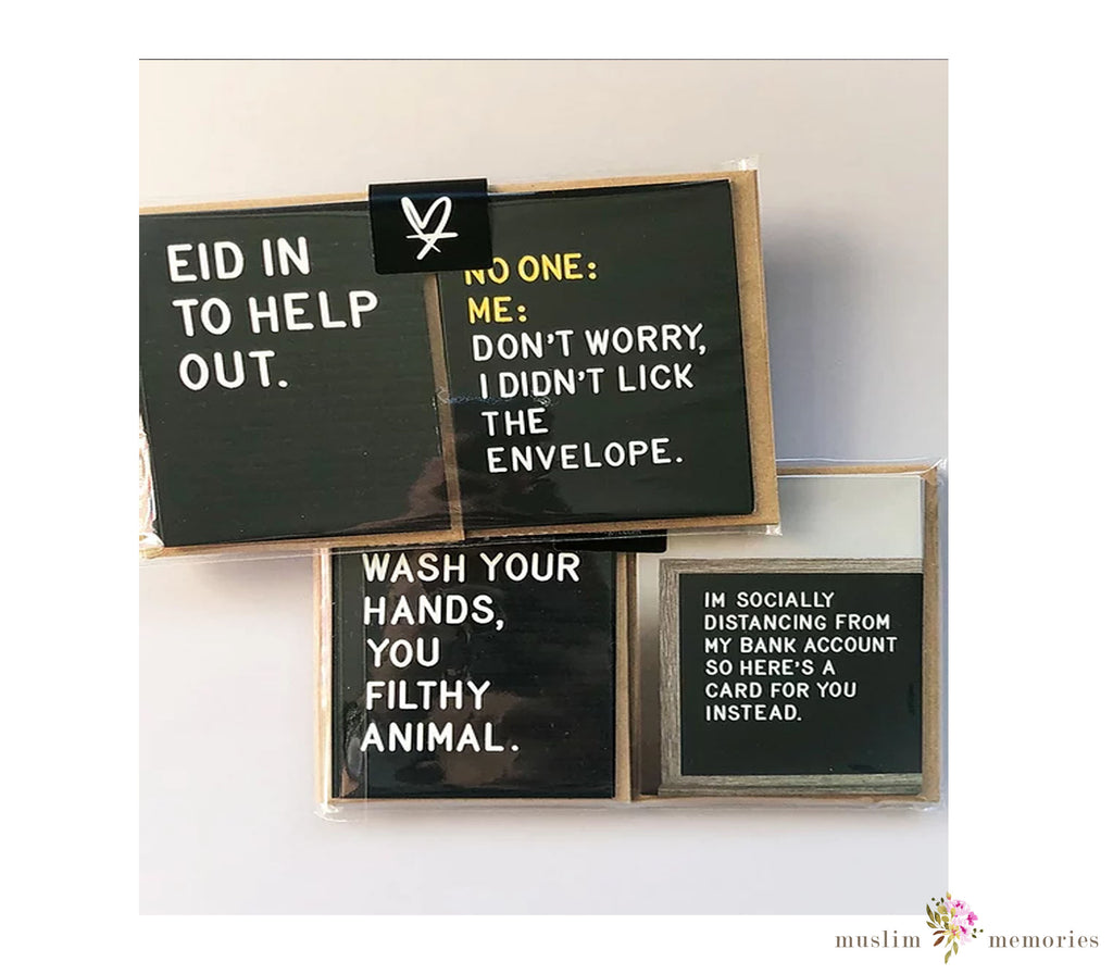 'Say It Straight' Mini Cards Multipack Muslim Memories