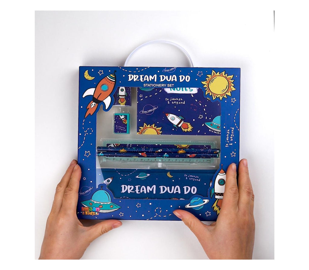 Dream Dua Do Stationery Gift Set - Rocket theme Imaan Kidz
