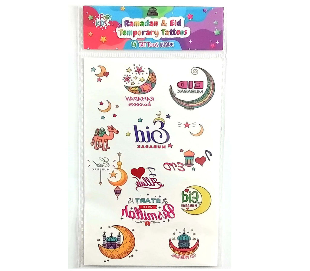 Ramadan-and-Eid-Mubarak-Temporary-Tattoo-Set LITTLE-MECCA-PRESS